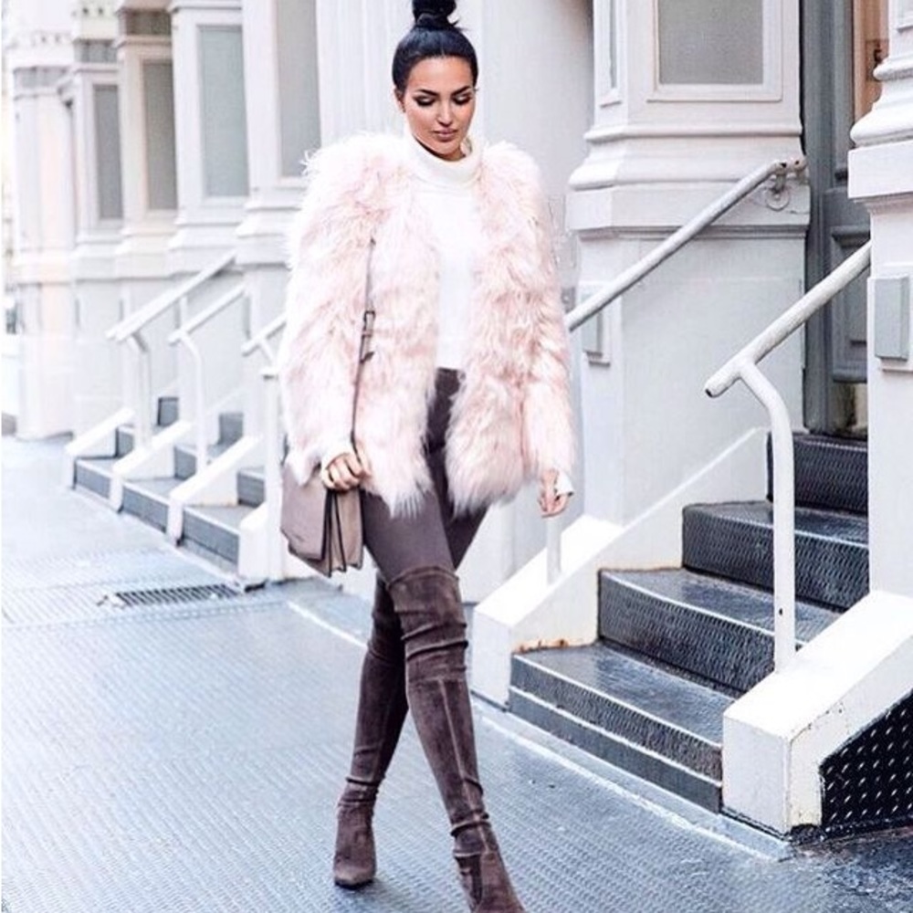 Like New Tart Collections Faux Fur Jacket Sz Small